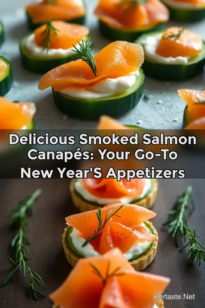 Delicious Smoked Salmon Canap&eacute;s: Your Go-To New Year s Appetizers