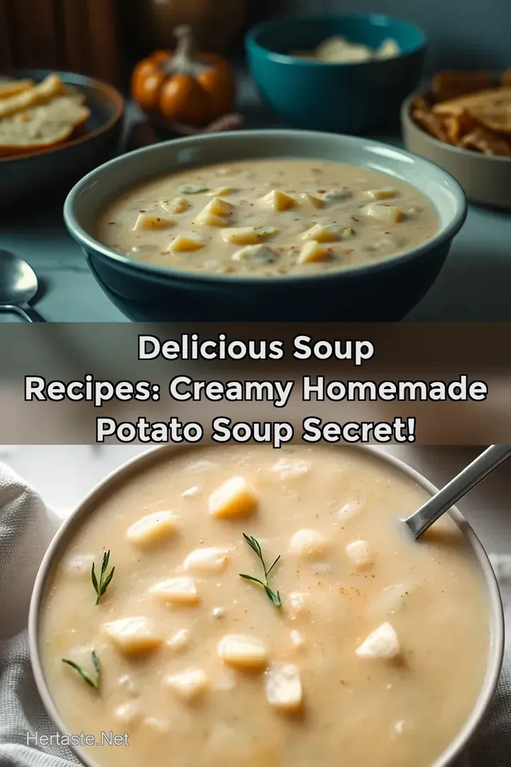 Delicious Soup Recipes: Creamy Homemade Potato Soup Secret!