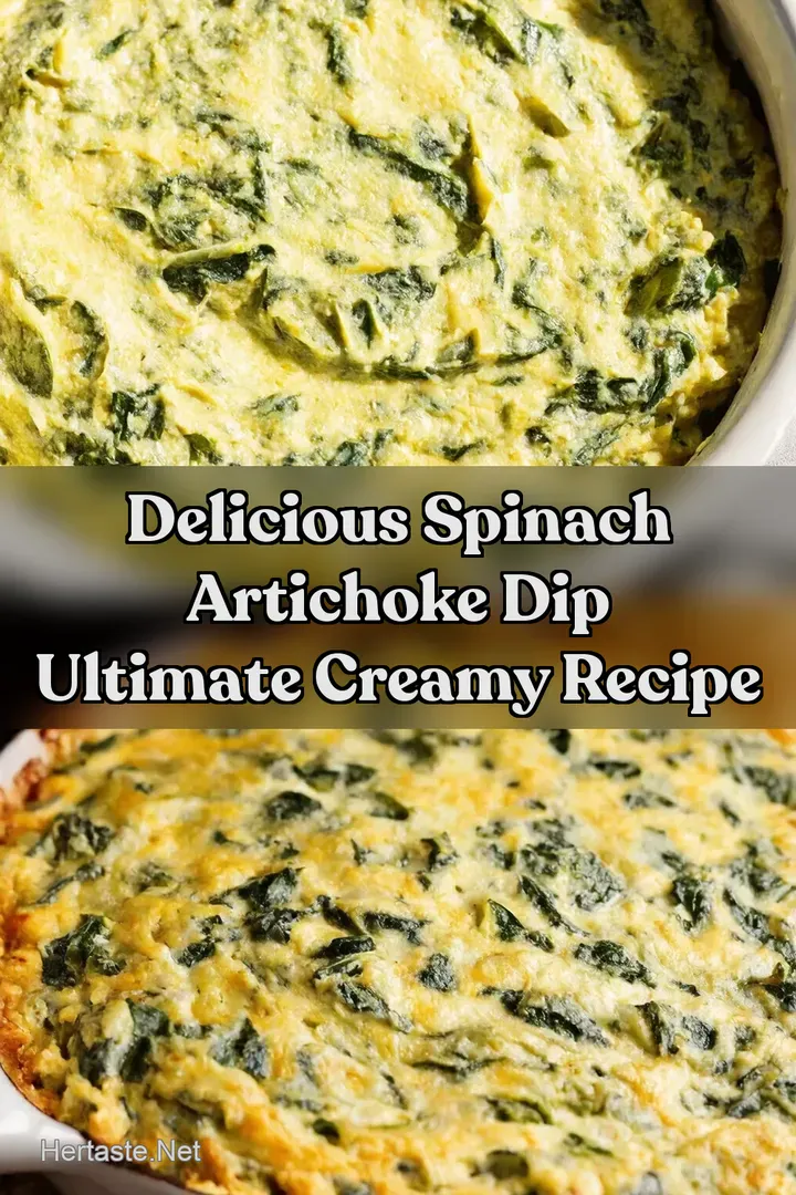 Delicious Spinach Artichoke Dip Ultimate Creamy Recipe