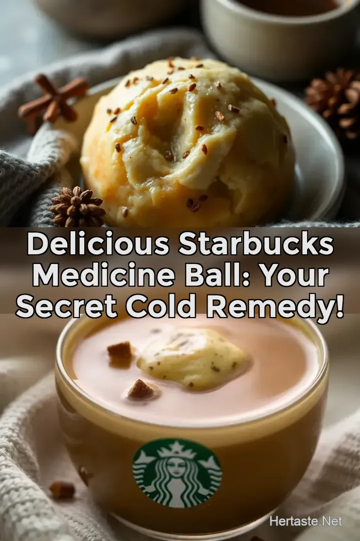 Delicious Starbucks Medicine Ball: Your Secret Cold Remedy!