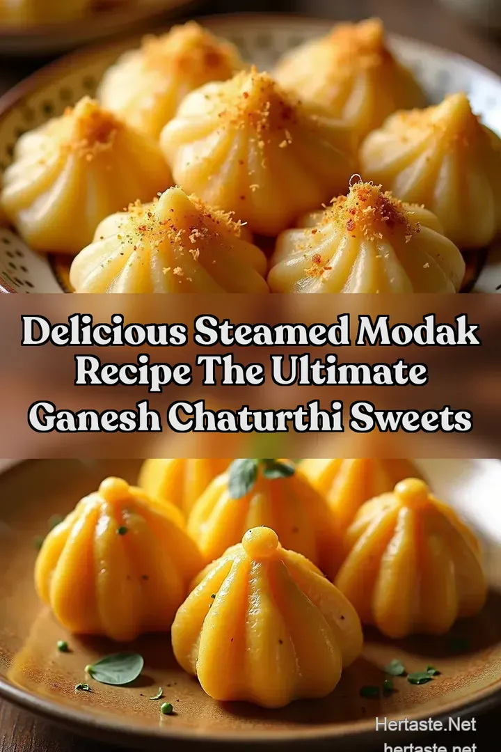 Delicious Steamed Modak Recipe The Ultimate Ganesh Chaturthi Sweets