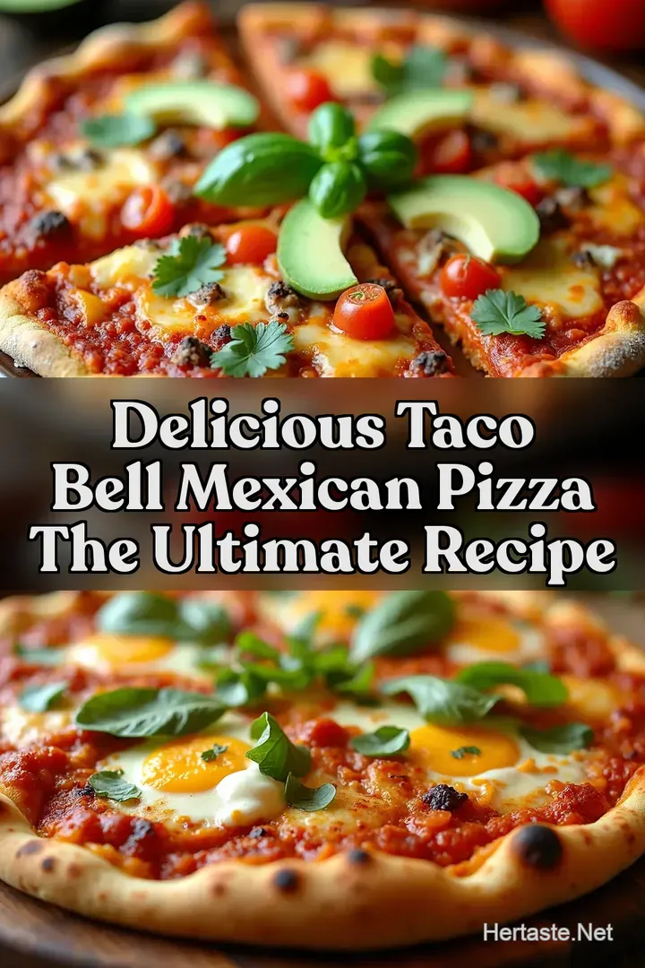 Delicious Taco Bell Mexican Pizza The Ultimate Recipe