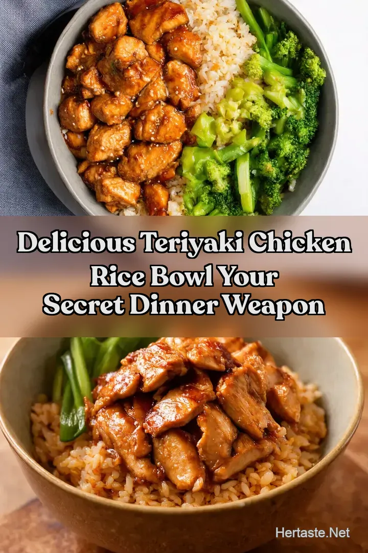 Delicious Teriyaki Chicken Rice Bowl Your Secret Dinner Weapon