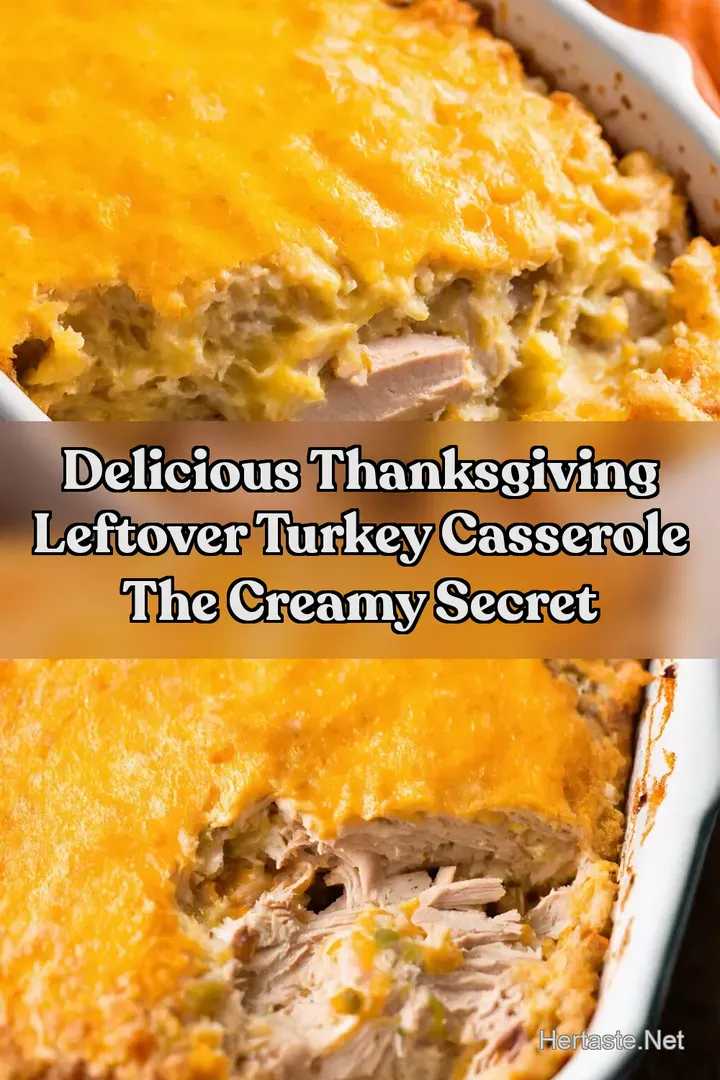 Delicious Thanksgiving Leftover Turkey Casserole The Creamy Secret : PIN FOR LATER Delicious Thanksgiving Leftover Turkey Casserole The Creamy Secret