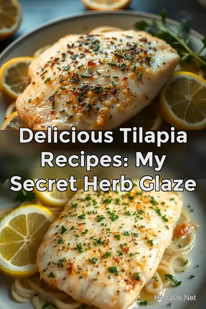 Delicious Tilapia Recipes: My Secret Herb Glaze