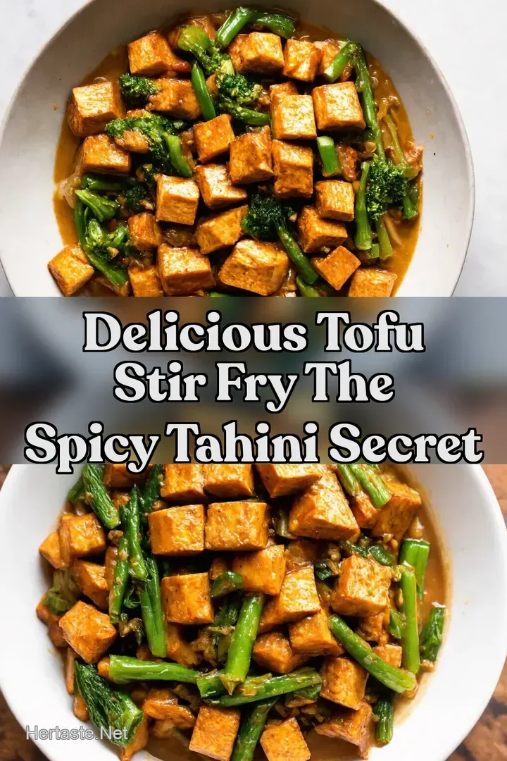 Delicious Tofu Stir Fry The Spicy Tahini Secret