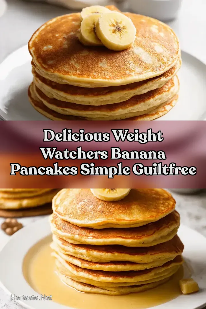 Delicious Weight Watchers Banana Pancakes Simple GuiltFree