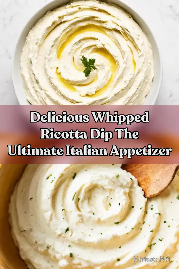 Delicious Whipped Ricotta Dip The Ultimate Italian Appetizer