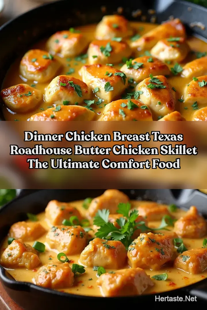 Dinner Chicken Breast Texas Roadhouse Butter Chicken Skillet The Ultimate Comfort Food