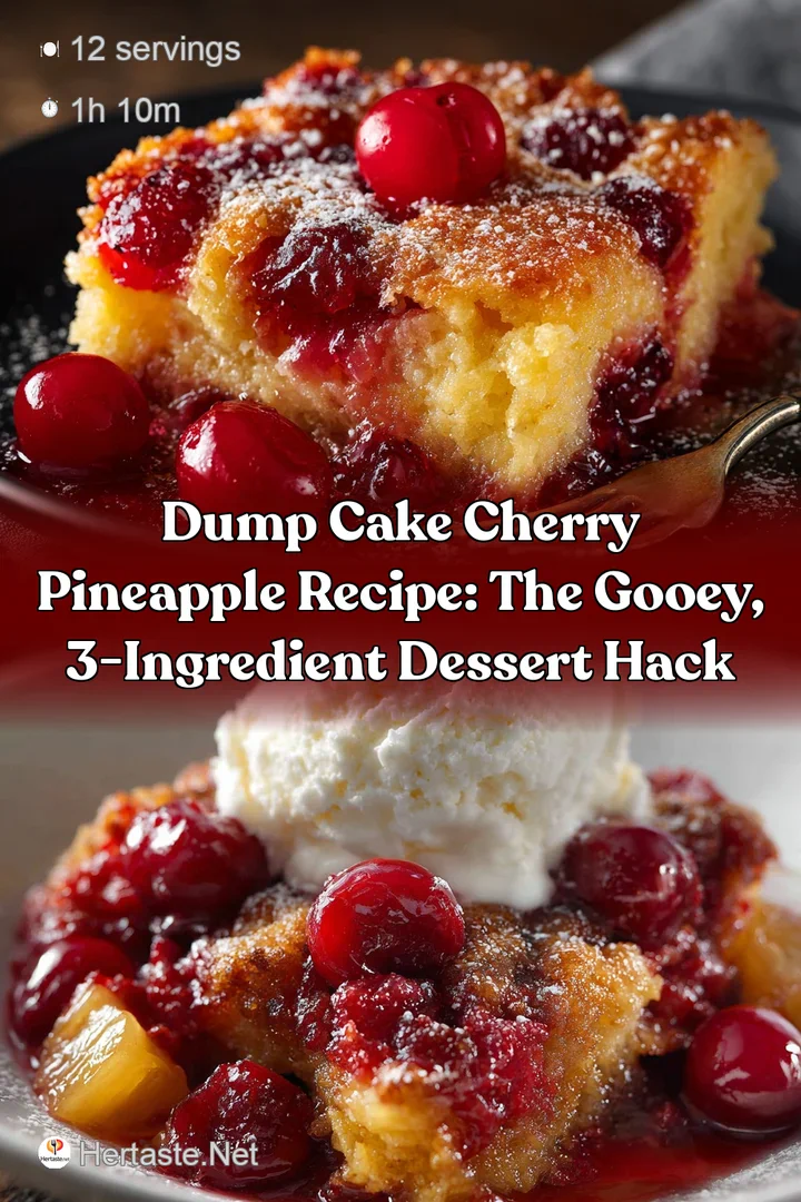 Dump Cake Cherry Pineapple Recipe: The Gooey 3-Ingredient Dessert Hack