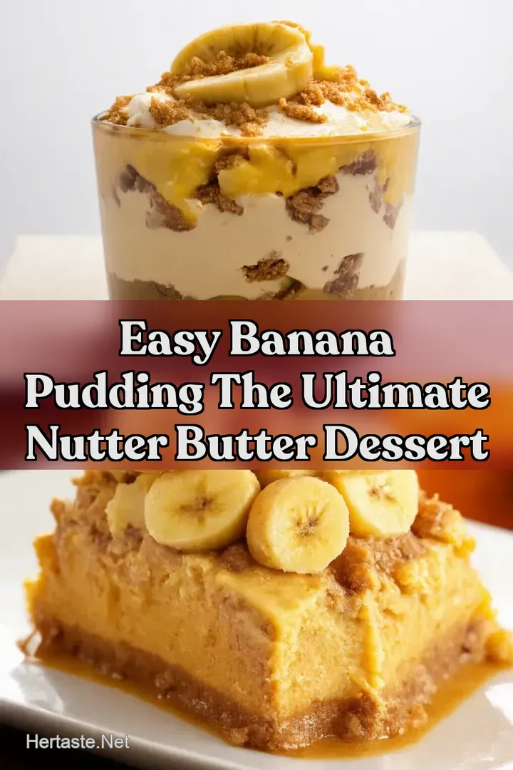 Easy Banana Pudding The Ultimate Nutter Butter Dessert