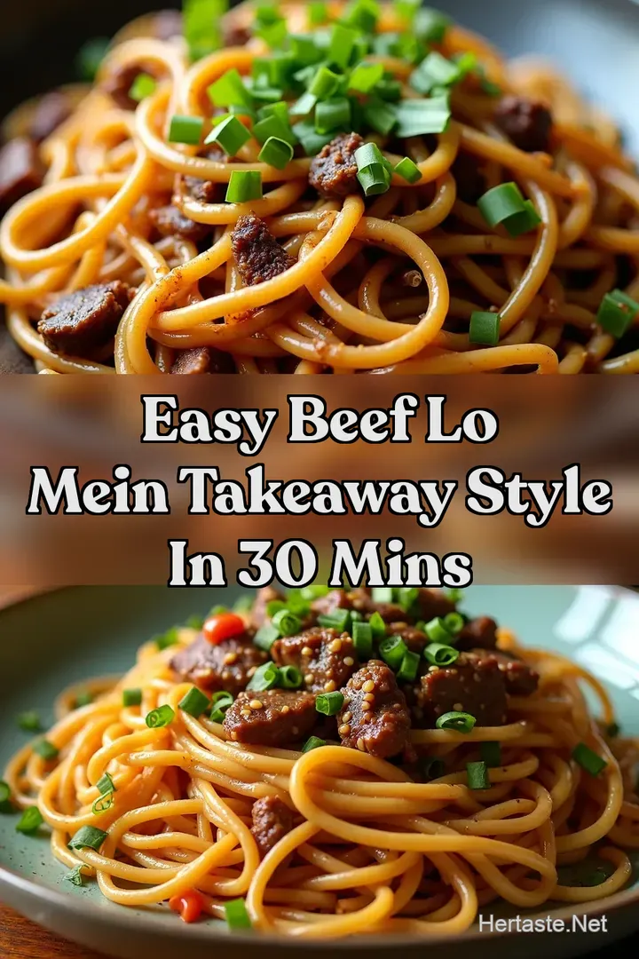 Easy Beef Lo Mein Takeaway Style in 30 Mins