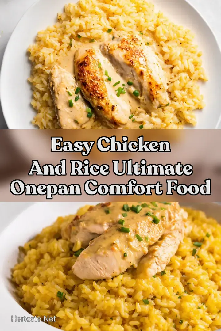 Easy Chicken And Rice Ultimate OnePan Comfort Food