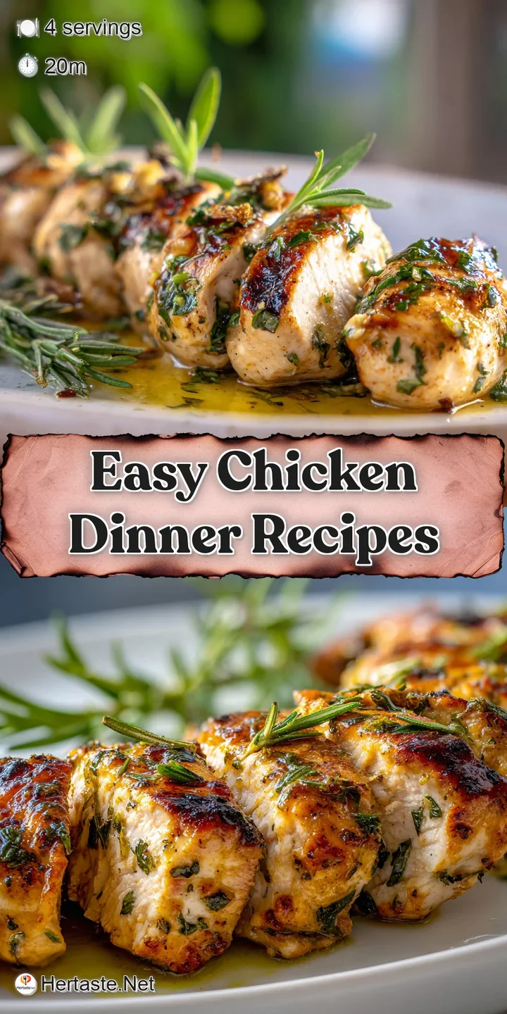 Close-up: Juicy chicken tenderloin, golden-brown and aromatic, showing the texture of fresh herbs and garlic.