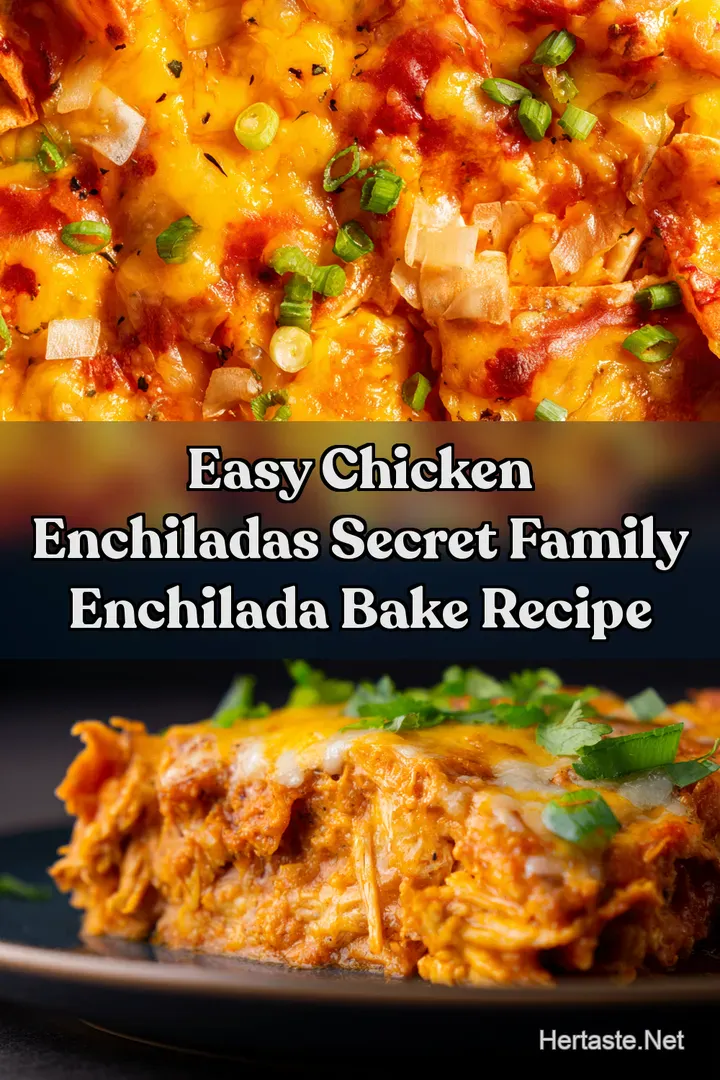 Easy Chicken Enchiladas Secret Family Enchilada Bake Recipe