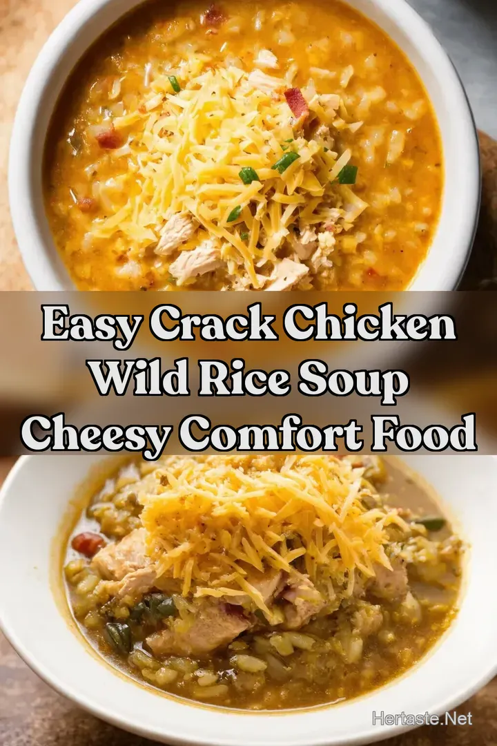 Easy Crack Chicken Wild Rice Soup Cheesy Comfort Food