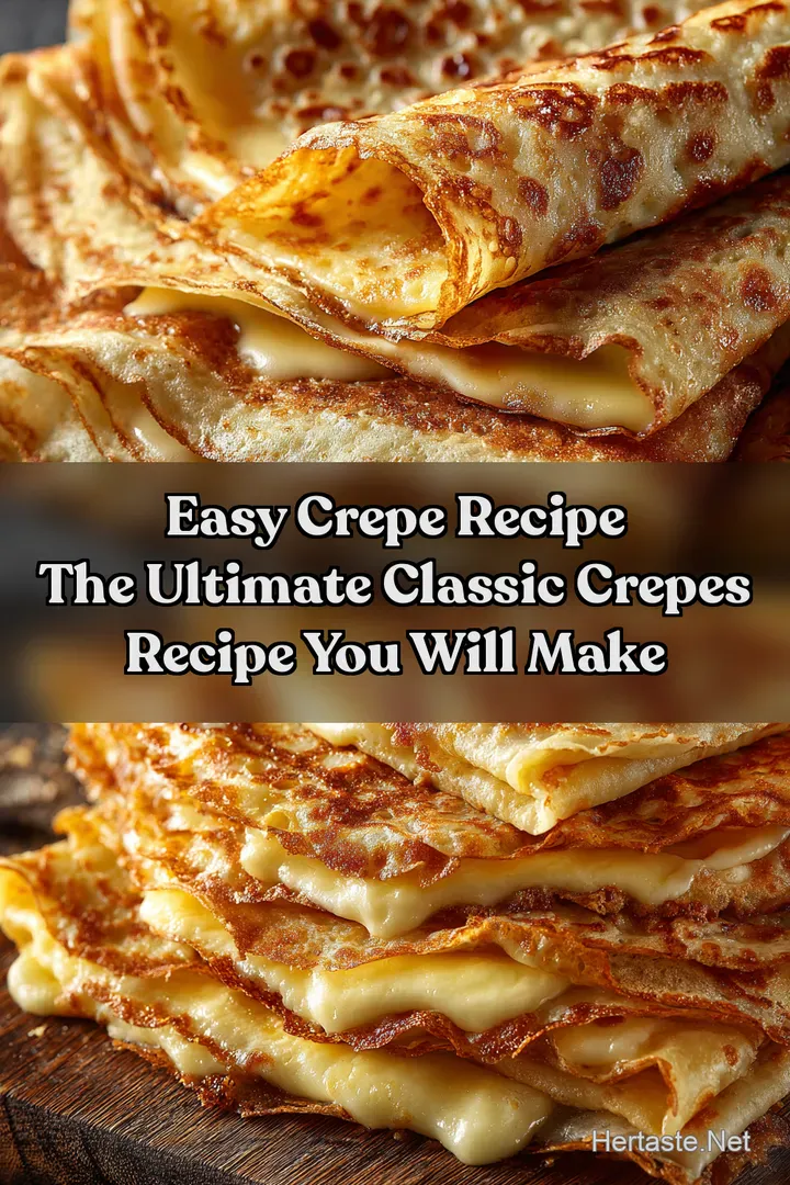Easy Crepe Recipe The Ultimate Classic Crepes Recipe You Will Make