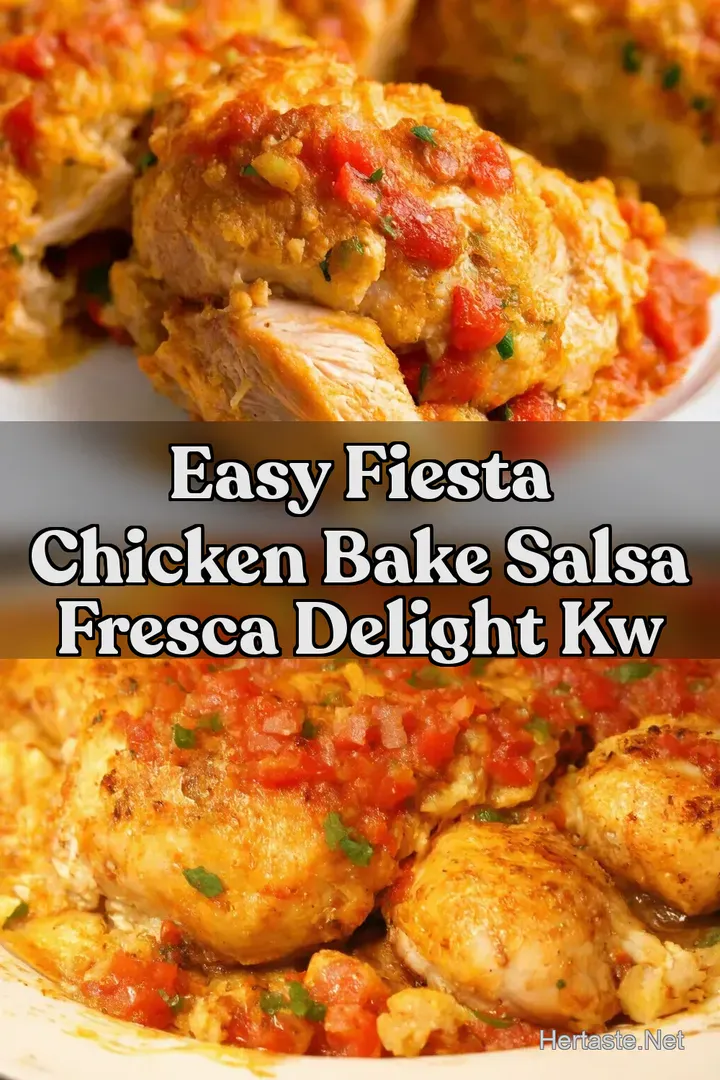 Easy Fiesta Chicken Bake Salsa Fresca Delight kw