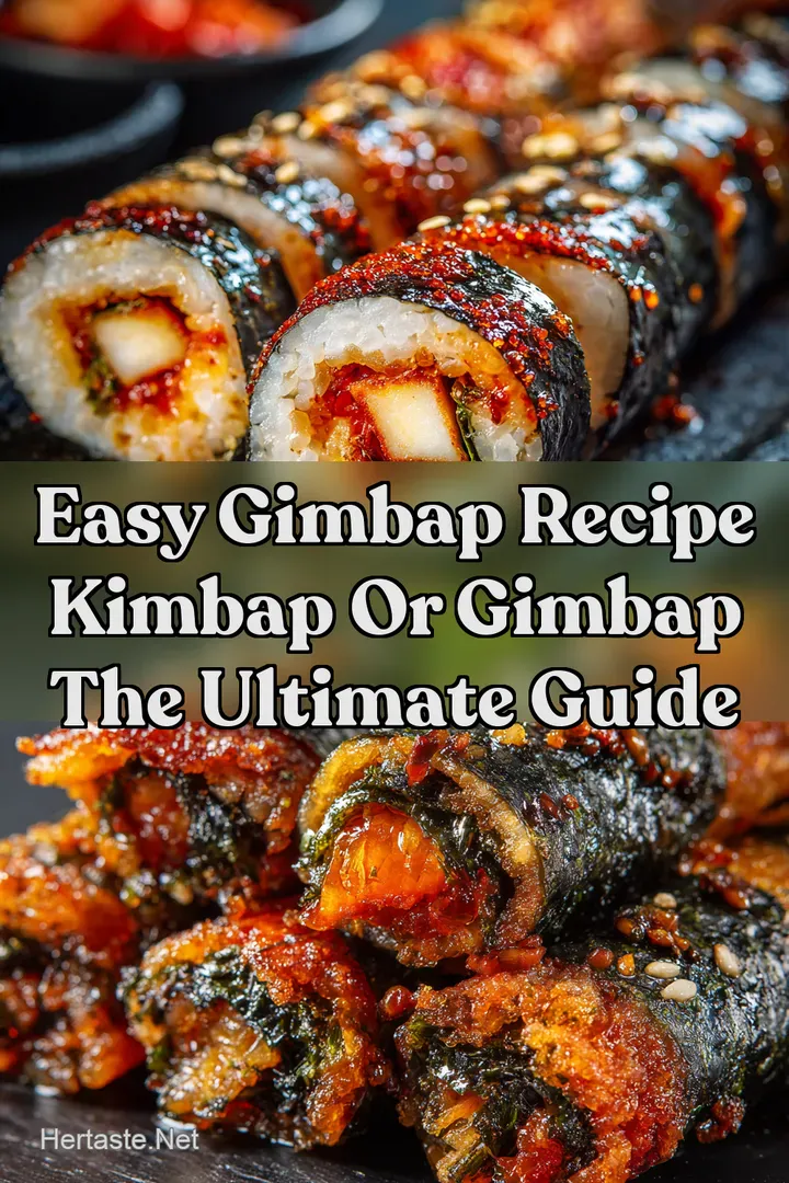 Easy Gimbap Recipe Kimbap or Gimbap The Ultimate Guide