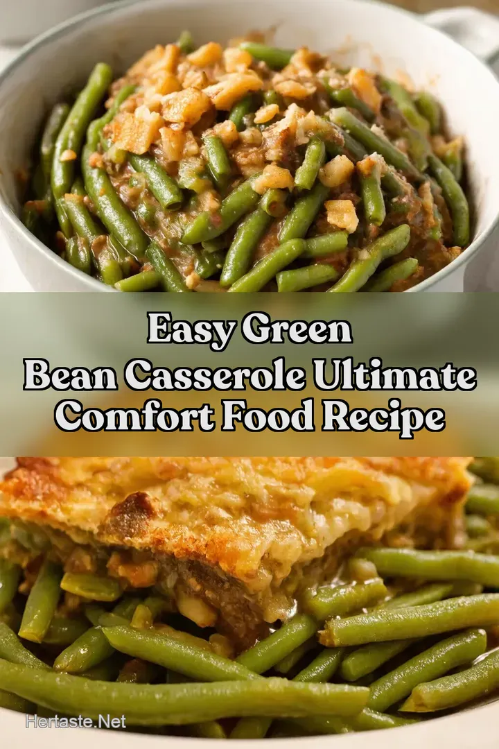 Easy Green Bean Casserole Ultimate Comfort Food Recipe