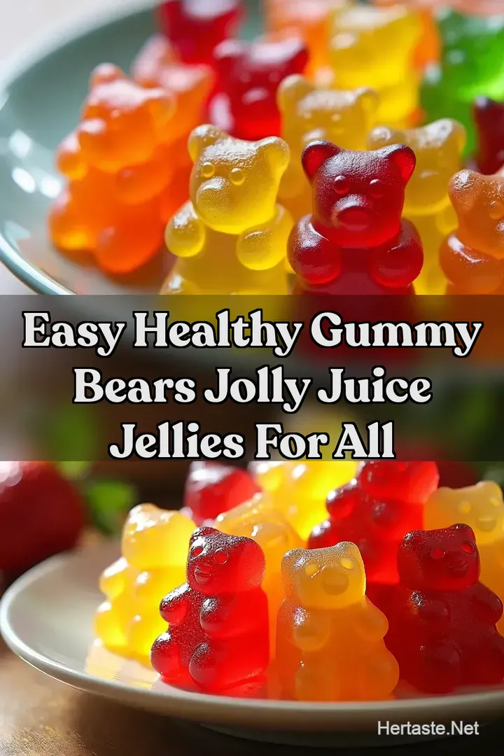 Easy Healthy Gummy Bears Jolly Juice Jellies For All