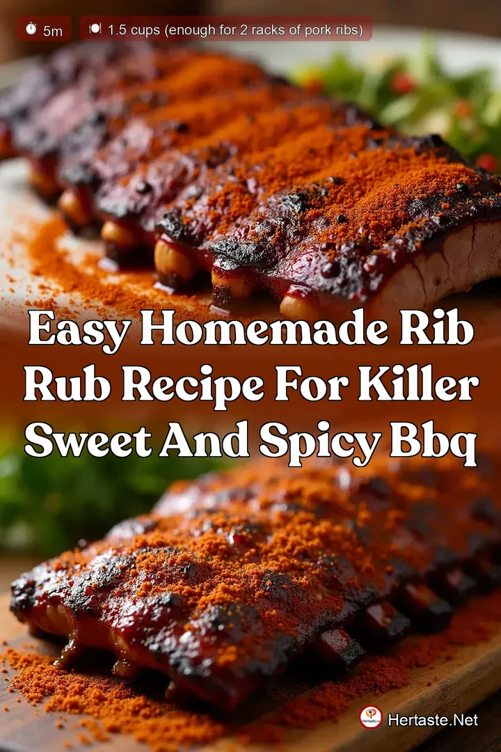 Easy Homemade Rib Rub Recipe for Killer Sweet and Spicy BBQ