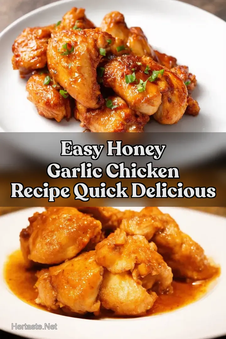 Easy Honey Garlic Chicken Recipe Quick Delicious