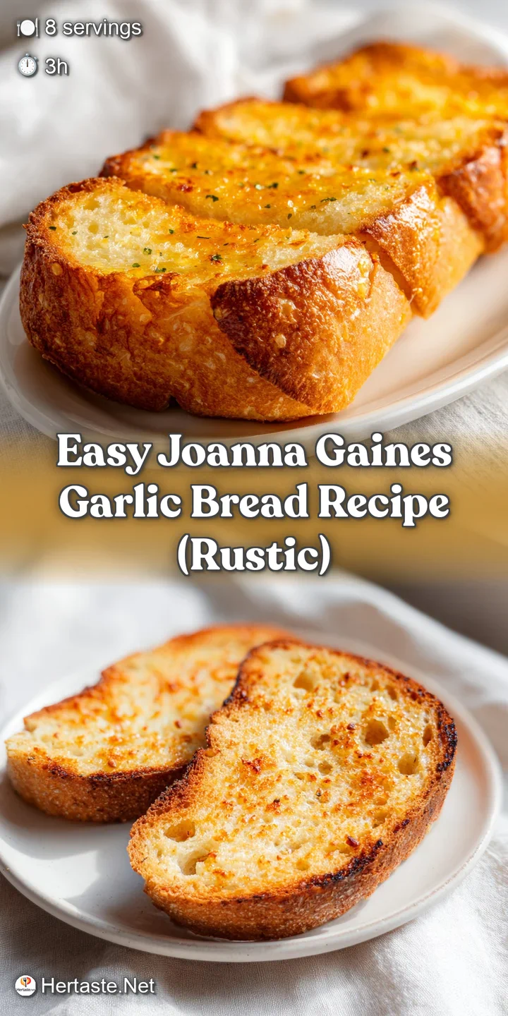 Macro shot of bubbly melted butter and toasted garlic bits on a piece of crusty, golden-brown toasted bread.