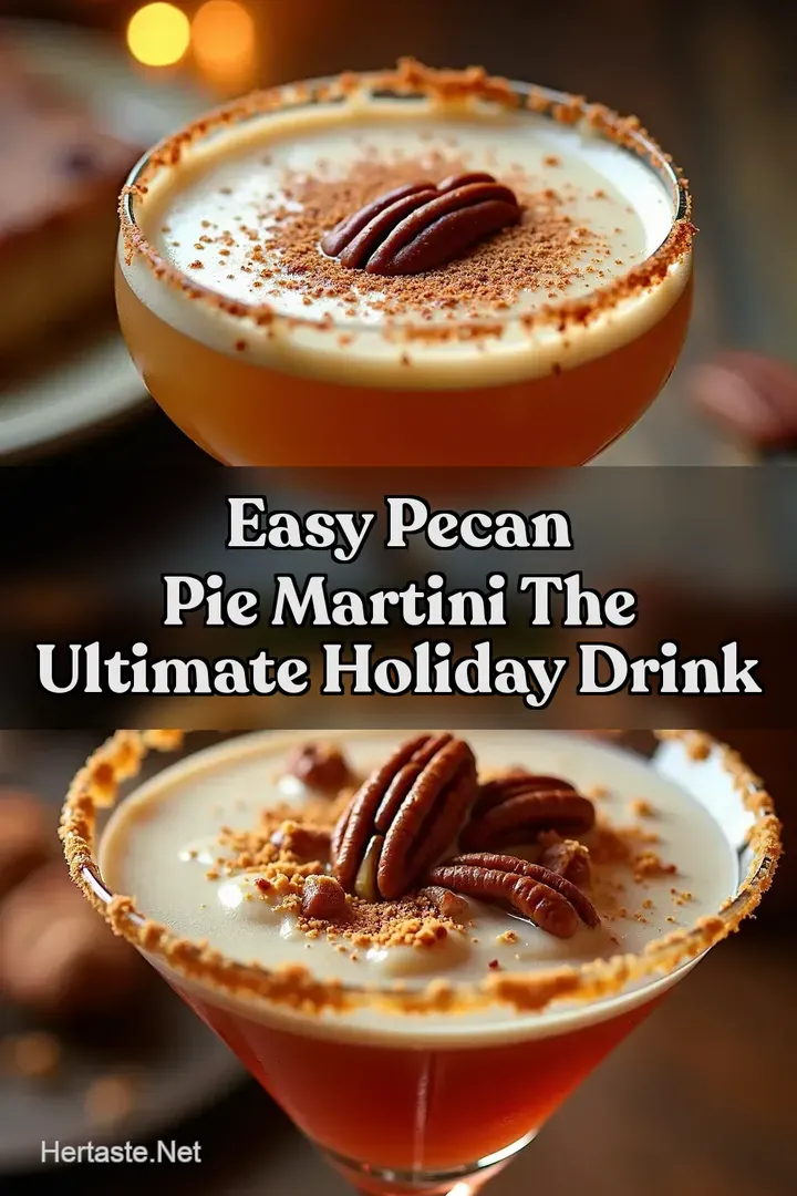 Easy Pecan Pie Martini The Ultimate Holiday Drink