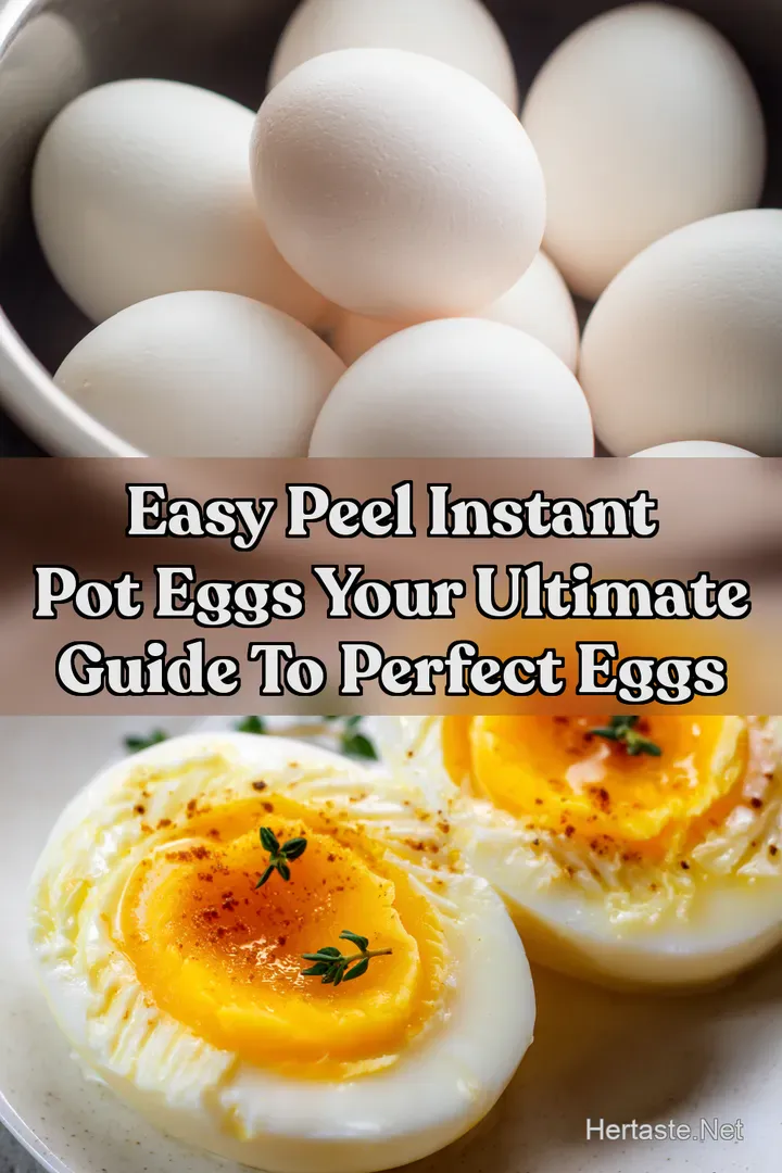 Easy Peel Instant Pot Eggs Your Ultimate Guide to Perfect Eggs
