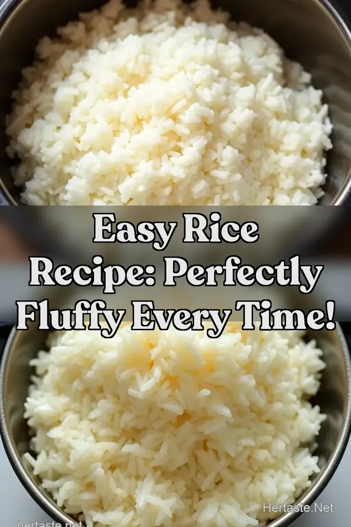 Easy Rice Recipe: Perfectly Fluffy Every Time! : PIN FOR LATER Easy Rice Recipe: Perfectly Fluffy Every Time!