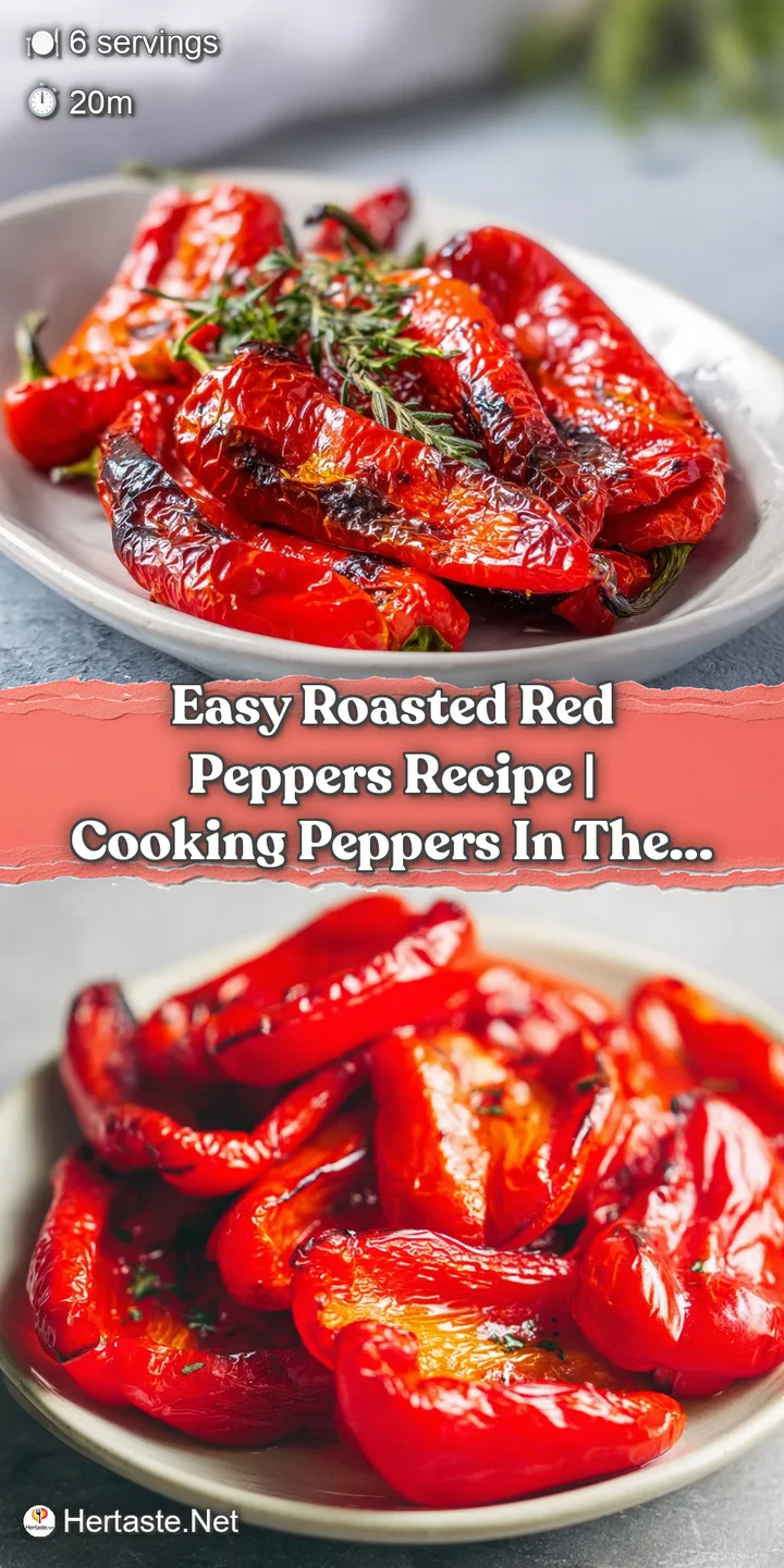 Close-up of a roasted red pepper, its charred skin shimmering with oil; the soft, yielding texture is visible, hinting at ...