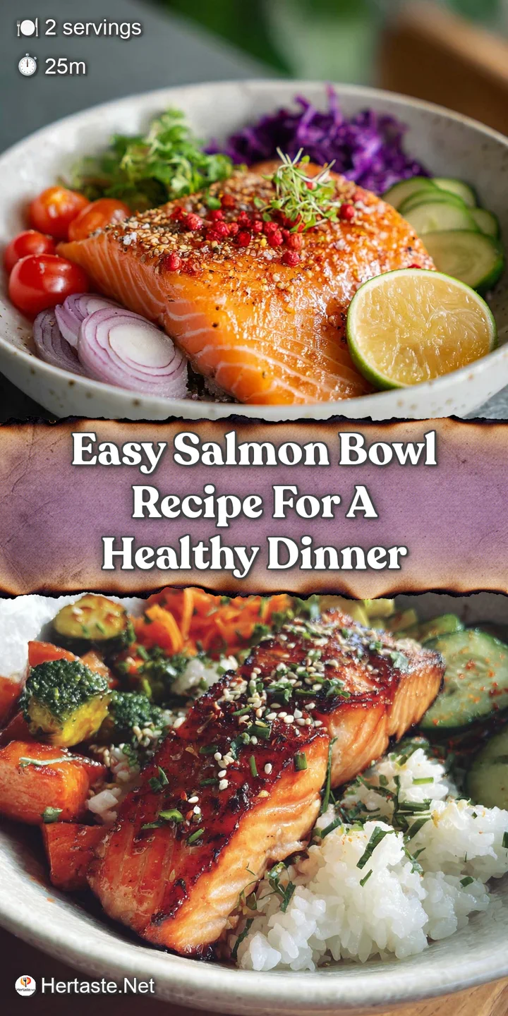 Close-up reveals the juicy, tender texture of the pan-seared salmon, glistening with a light sauce. Delicious and ready to...