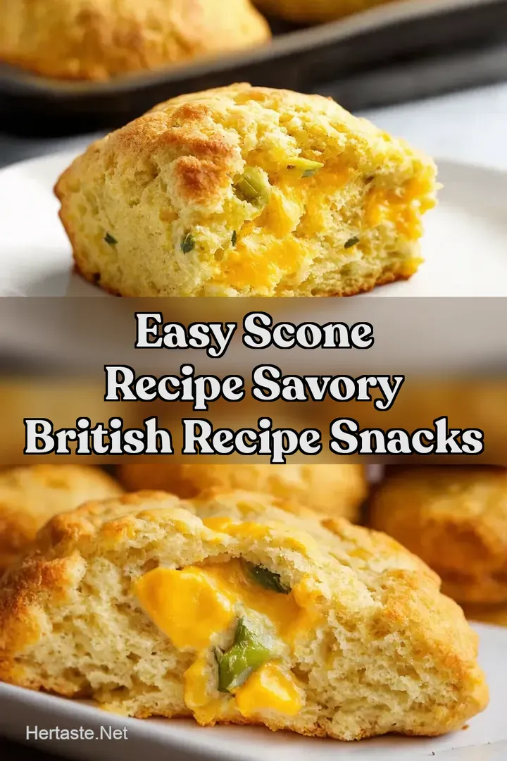 Easy Scone Recipe Savory British Recipe Snacks