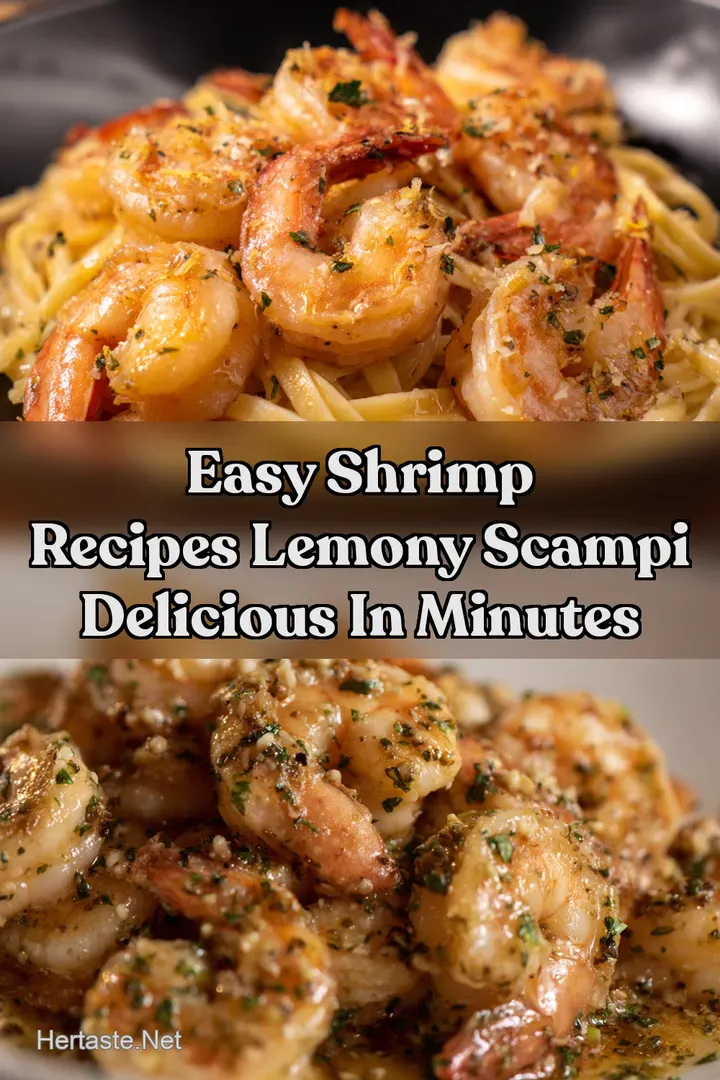 Easy Shrimp Recipes Lemony Scampi Delicious in Minutes