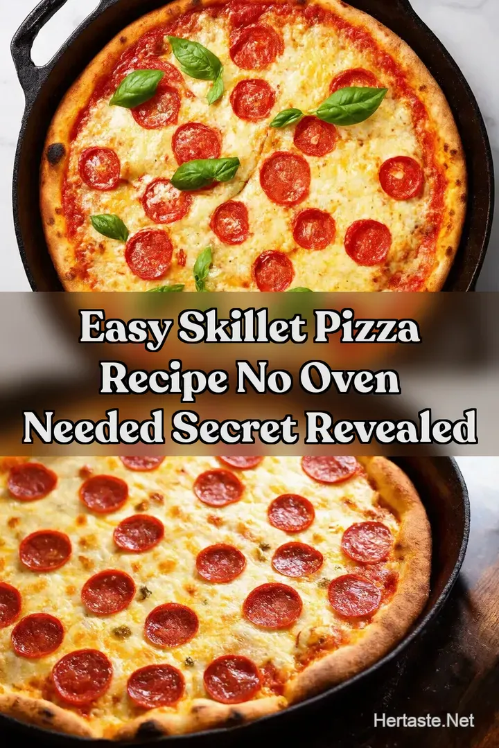 Easy Skillet Pizza Recipe No Oven Needed Secret Revealed