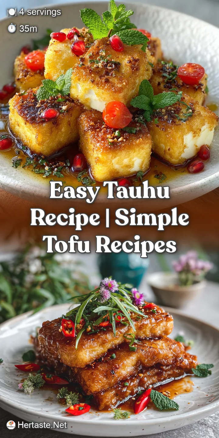 Close-up of golden-brown, crispy baked tofu. Texture is rough and shiny with flecks of seasonings. Irresistibly appetizing.
