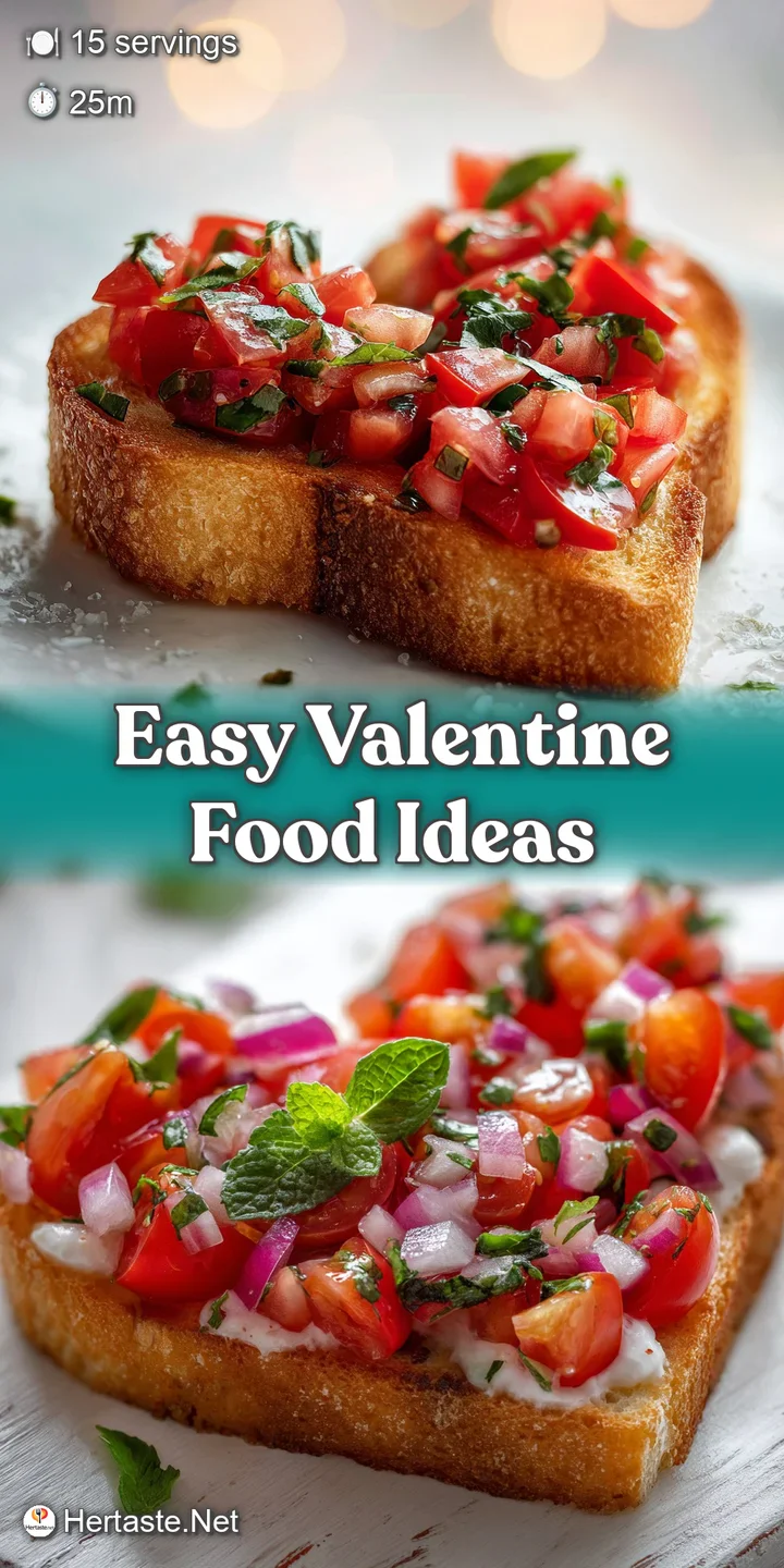 Close-up of bruschetta showcasing the juicy tomatoes, fragrant basil, and melted cheese on golden-brown toasted bread.