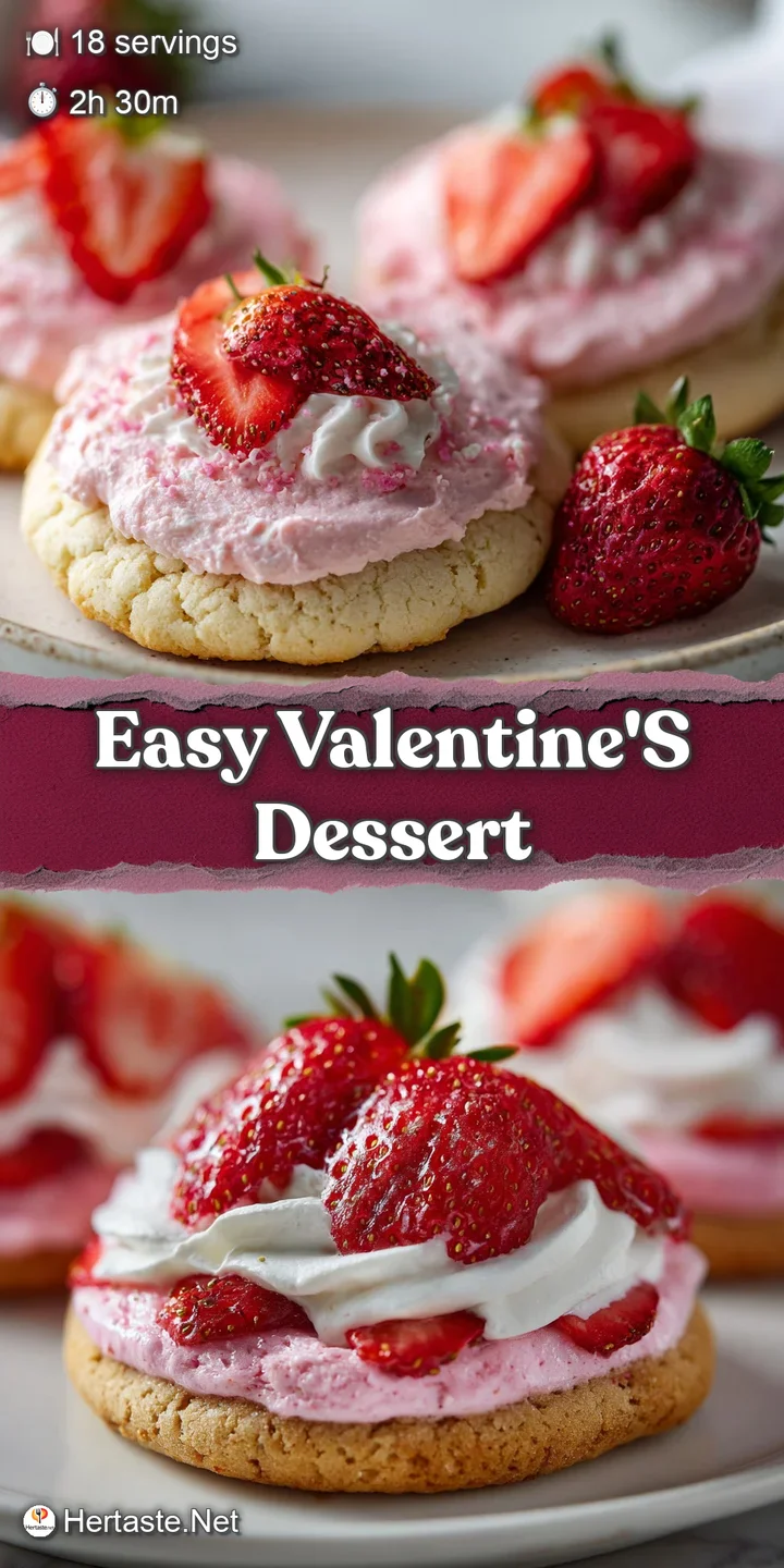 Close-up reveals a pink, marbled strawberry cheesecake cookie with a soft, slightly cracked top. Looks intensely creamy an...