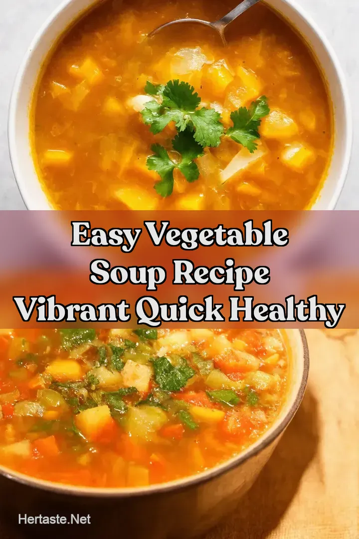 Easy Vegetable Soup Recipe Vibrant Quick Healthy