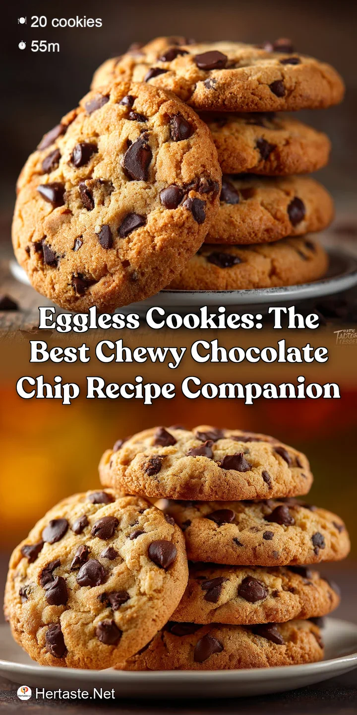 Eggless Cookies: The Best Chewy Chocolate Chip Recipe Companion