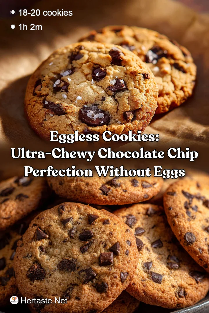 Eggless Cookies: Ultra-Chewy Chocolate Chip Perfection Without Eggs