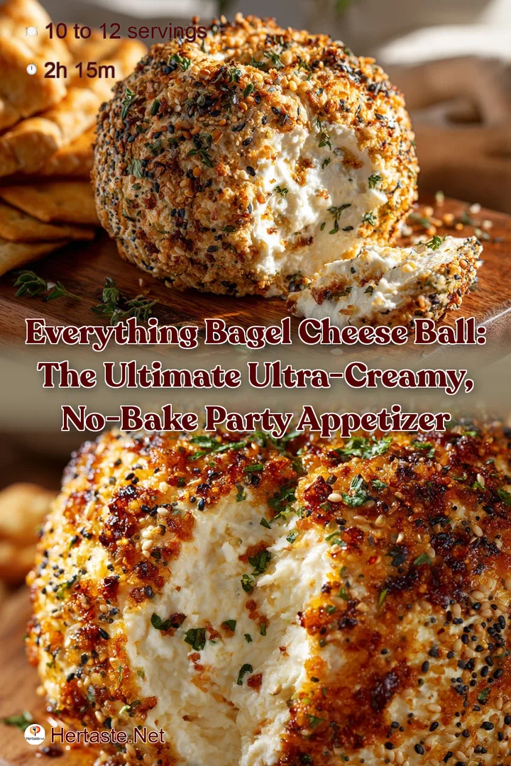 Everything Bagel Cheese Ball: The Ultimate Ultra-Creamy No-Bake Party Appetizer