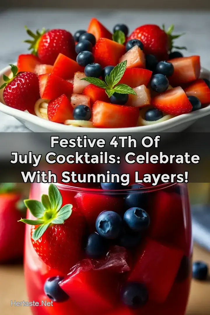 Festive 4th of July Cocktails: Celebrate with Stunning Layers!