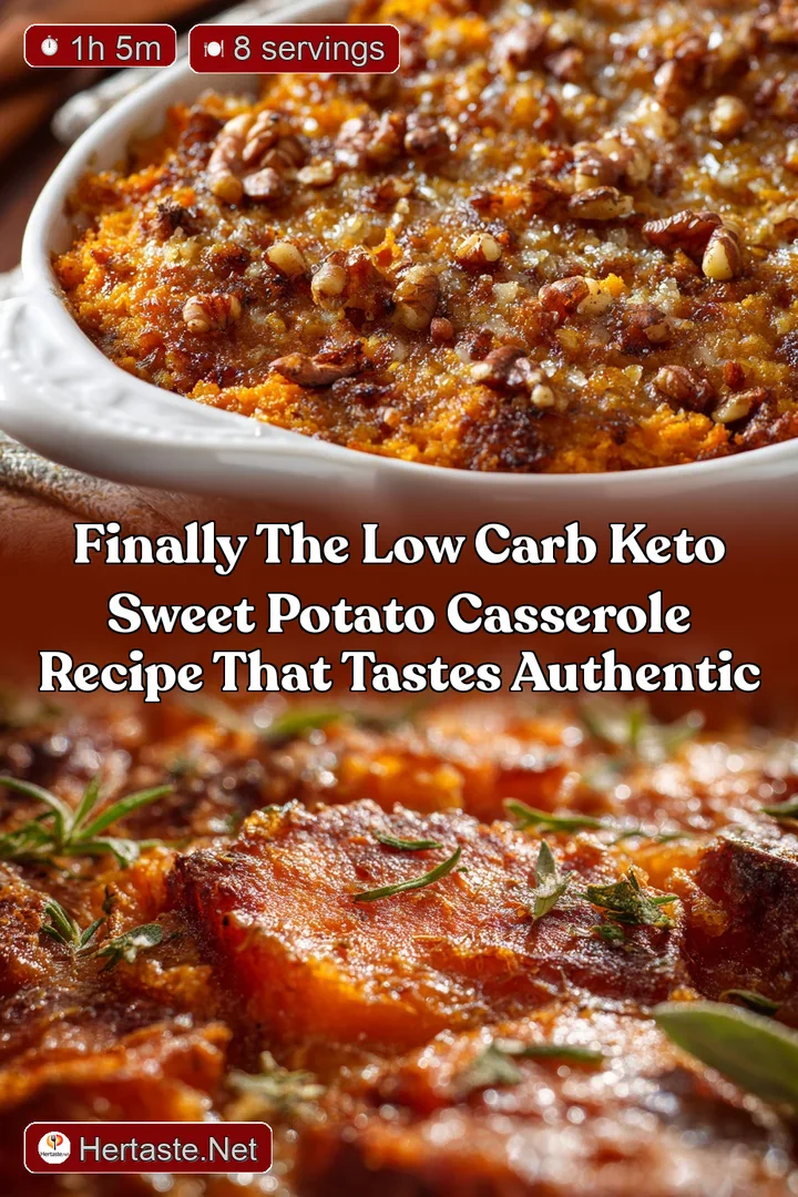 Finally The Low Carb Keto Sweet Potato Casserole Recipe that Tastes Authentic