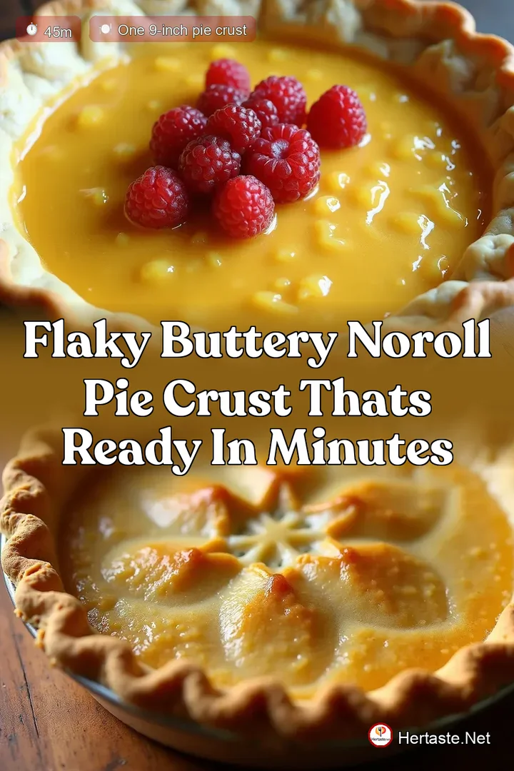 Flaky Buttery NoRoll Pie Crust Thats Ready in Minutes