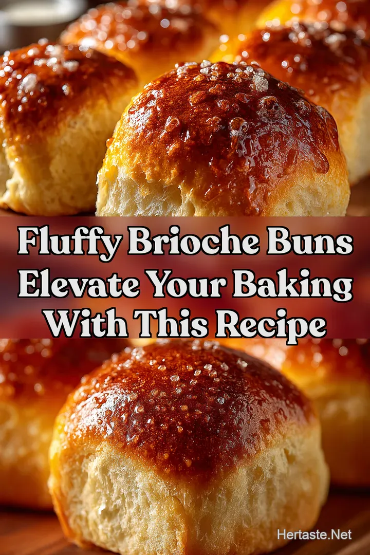 Fluffy Brioche Buns Elevate Your Baking with This Recipe