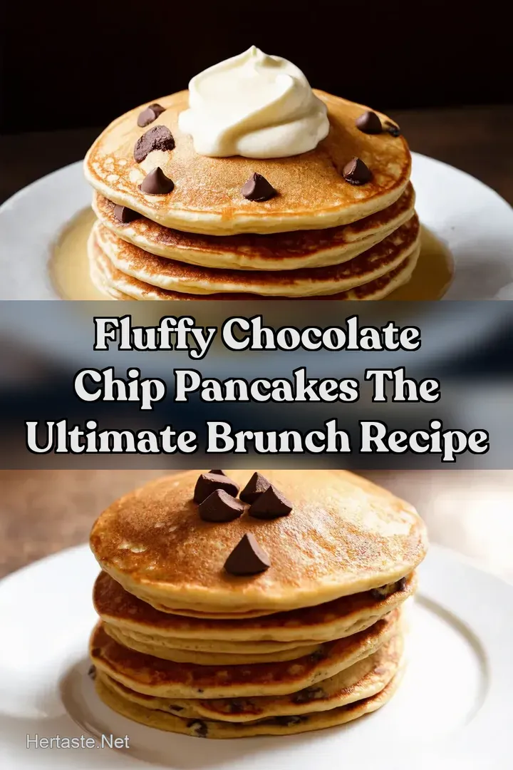 Fluffy Chocolate Chip Pancakes The Ultimate Brunch Recipe