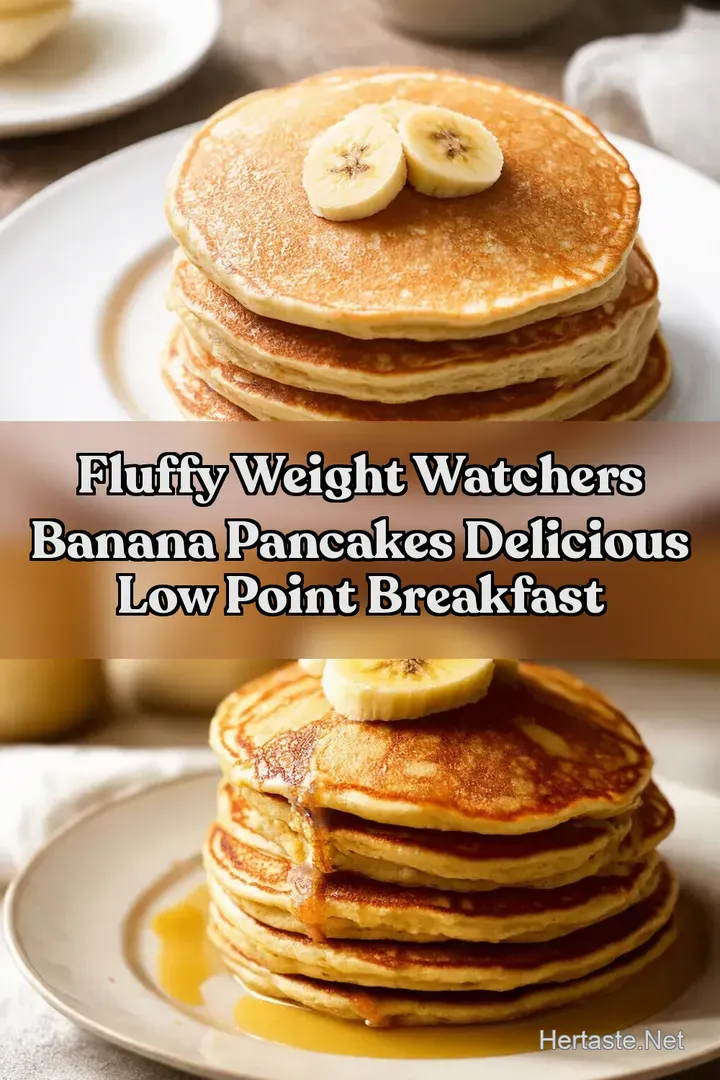 Fluffy Weight Watchers Banana Pancakes Delicious Low Point Breakfast
