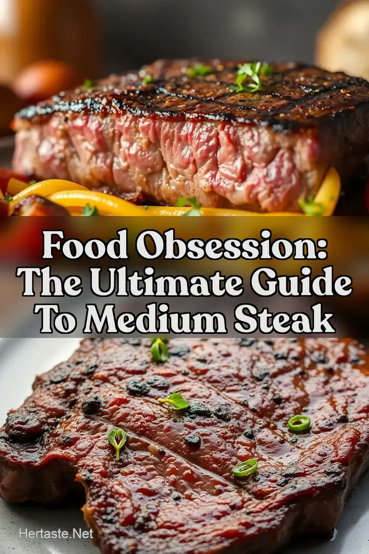Food Obsession: The Ultimate Guide to Medium Steak